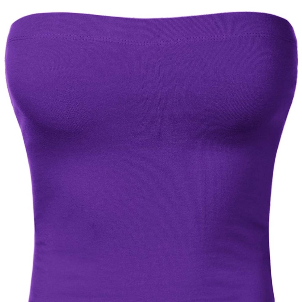 SOLD Purple Tube Top NWOT - Picture 2 of 8